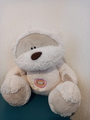 £3 • Buy Fizzy Moon Large White Teddy Bear, 40cm