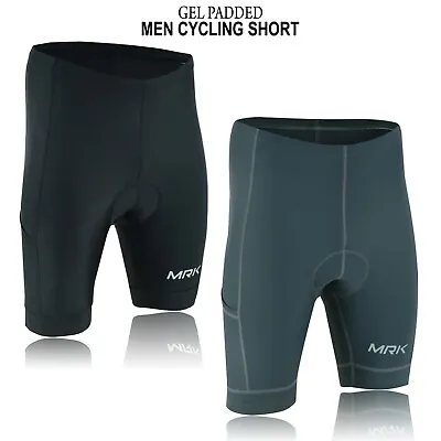 Men's Cycling Short Gel Padded Road Bike MTB Riding Shorts New MRK Sports • $22.09
