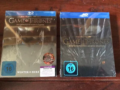 Game Of Thrones - Staffel 7 8  [6 Blu Ray]   NEU OVP Sealed • £54.33