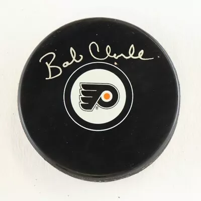 Bobby Clarke Signed Philadelphia Flyer Logo Puck (Schwartz) 2xStanley Cup Champ • $139.95