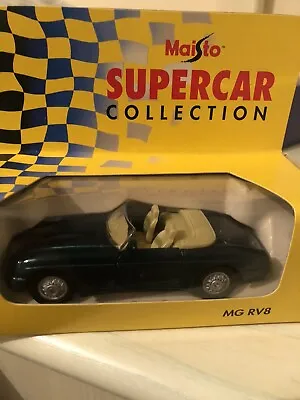 MAISTO SUPERCAR COLLECTION Toy Car MG RV8 New Boxed • £2