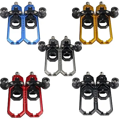 Chain Adjuster Swingarm Spools Sliders For Suzuki GSXR 600/750 2006-2023 • $48.99