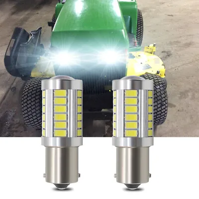 $13.99 • Buy Front & Rear LED Light Bulbs For A Deere 425 445 455 Headlights AD2062R AM35424