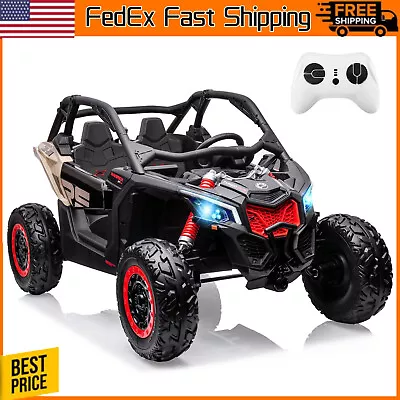 24V CAN-AM Licensed Gifts For Kids Ride On UTV Car Toys All Terrain Tire Buggy • $789.55