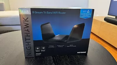 NETGEAR Nighthawk Tri-band AX8 8-Stream AX6600 WiFi 6 Router - RAX70 • $350