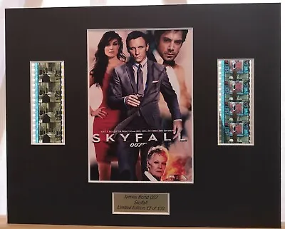 £25 • Buy James Bond 007 Skyfall 10 X8  35mm Film Cell Display Framed Or Unframed