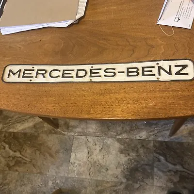 Mercedes-Benz Vintage Metal Sign Vintage Car 1940-50s? Rare Car • $299