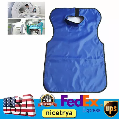 Dental 0.5mmPb X-Ray Protection Apron Protective Lead Vest Free Radiation Blue • $73.15