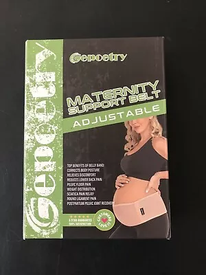 NEW Gepoetry Maternity Support Belt Adjustable Black One Size • $18.99