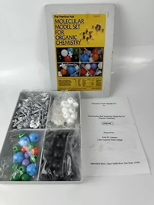 Vintage 1984 MOLECULAR MODEL SET FOR ORGANIC CHEMISTRY Prentice Hall Excellent • $24.99