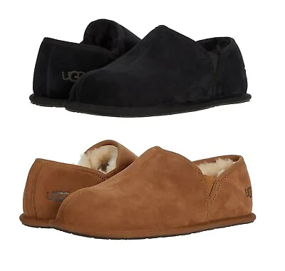NEW UGG Brand Mens Scuff Romeo II Slippers Shoes Sandals Black Chestnut Espresso • $89.25