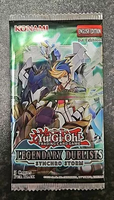 YuGiOh Legendary Duelists Synchro Storm LED8 10x Booster Packs 1st Ed Sealed • £27.50