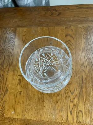£10 • Buy Crystal Cut Vase H 15cm 