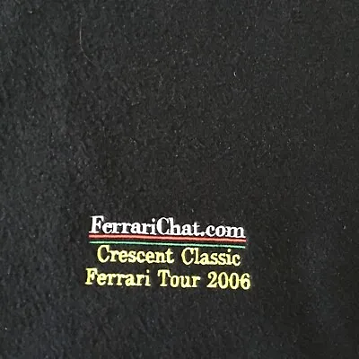 Ferrari Black Cover Gift Polyester Tour Throw Car Blanket Thin Warm Luxury • $14.02
