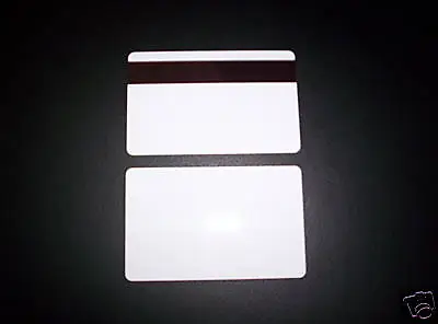 500 PVC Plastic Cards CR80 30 Mil Hi Co White Magnetic Mag Stripe • $75