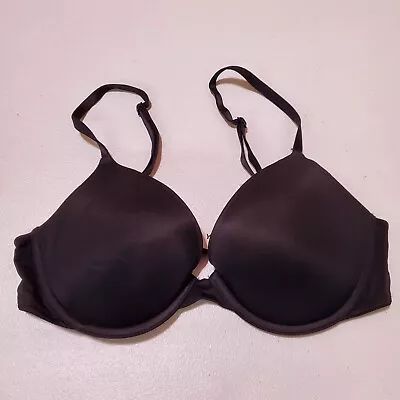 PINK Victoria's Secret Women Bra  34C Black Wear Everywhere Push Up Convertible • $11.97