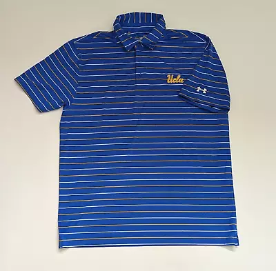 Under Armour UCLA Bruins Striped Golf Polo Shirt Large • $24.99