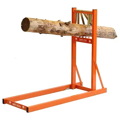 £75.90 • Buy Quick Fire Wood Log Holding Saw Horse Grips And Secures Fast And Safely 
