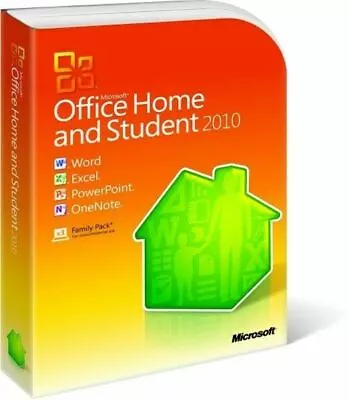 Microsoft Home And Student 2010 Office Software  • £0.99