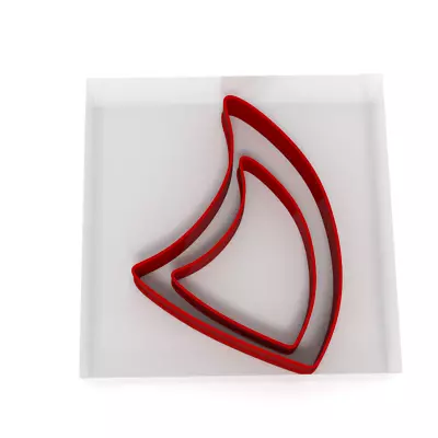 £4.29 • Buy Shark Fin Cookie Cutter Set Of 2 Biscuit Dough Icing Shape Sea Ocean Fish