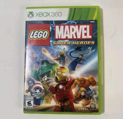 Lego: Marvel Super Heroes XBOX 360 Family Friendly Beat Em’ Up Complete CIB • $4.97