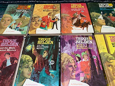 Vintage Book Lot Trixie Belden Mystery Books Set Of 8 From 1970s • $59