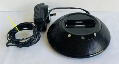 $42.45 • Buy JBL On Stage Micro II Black Round IPhone Ipod Speaker System Audio Dock WORKING