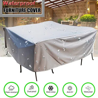 $18.99 • Buy Waterproof Furniture Cover Outdoor Patio Garden Sofa Chair Dust Protector Cover