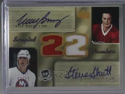 2005-06 Upper Deck The Cup Scripted Numbers /22 Mike Bossy Steve Shutt Auto HOF • $218.99