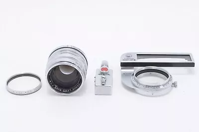 【N MINT+++++】Canon 50mm F/1.8 Silver LTM L39 Leica L Auto Up II Self Timer Lens • £189.99