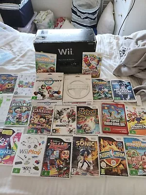 WII Console And Games All Complete With Manuals Switch Case Xbox Elite Console • $200