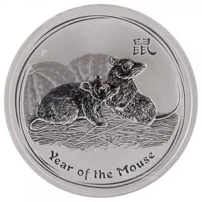 1/2oz Silver Coin Lunar II Mouse Australia - 2008 In Capsule Silver • $204.51