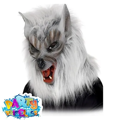 £13.99 • Buy Adult Overhead Wolf Mask Halloween Werewolf Mens Fancy Dress Outfit Accessory