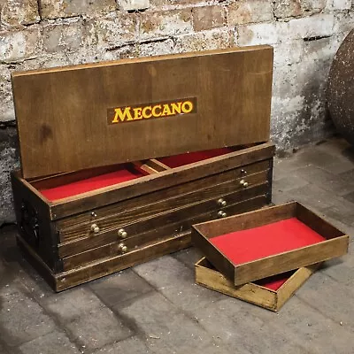 Vintage Meccano Drawers Box / Chest Engineers Tool Box • £225