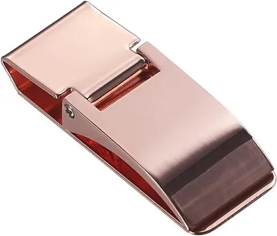 18K Rose Gold Over Money Clip Front Pocket Wallet For Men's Card Holder 1PC • $219.99