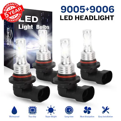 6000K LED Headlights Lights Bulbs For Chevy Silverado 1500 2500HD 3500 1999-2005 • $25.99