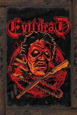 The Evil Dead Army Of Darkness Rustic Vintage Sign Style Poster • $12.50