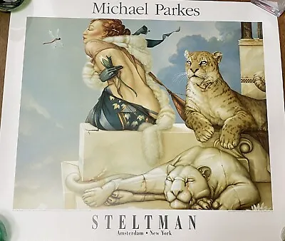 Michael Parkes DEVA Art Poster Print 1996 Steltman Gallery 27-3/4  X 31-3/4  • $34.99