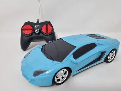 Lamborghini Blue Radio Remote Control Car 1/20 RC Car • £12.95