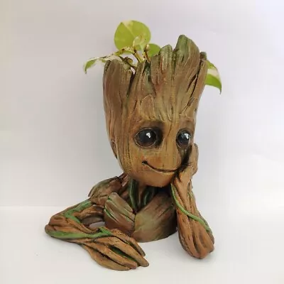 Baby Groot - Paint Yourself - Flower Pot Pen Holder Toy Planter - Free Shipping • £18