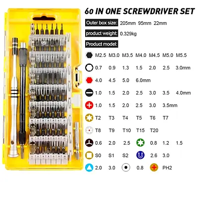 $7.99 • Buy Repair Opening Pry Tools Screwdriver Kit Set Cell Phone Computers Electronics US