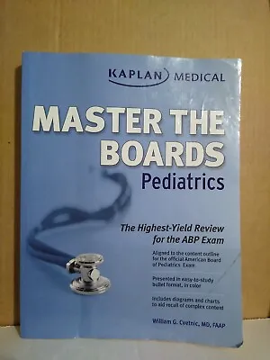 Kaplan Medical-Master The Boards: Pediatrics -Review For The ABP Exam- Paperback • $19
