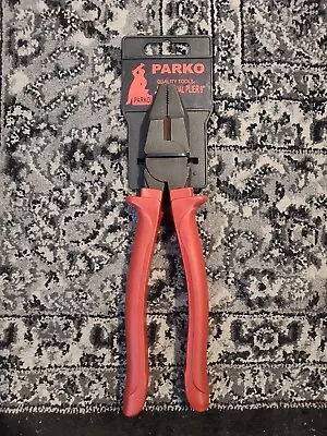 Parko INDUSTRIAL 9  LINESMANS WIRE CUTTER PLIERS CUSHION HANDLE • $7.99