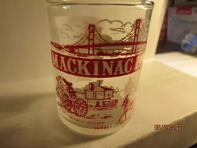 Vintage Mackinac Bridge 2Oz. Shot Glass- RX On Back- Michigan - Nice-see Pics • $4.89