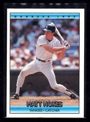 Matt Nokes 1992 Donruss #126 Yankees • $1.29