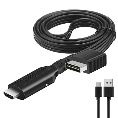 $12.86 • Buy 100cm Length For PS1/PS2 To HDMI Adapter Ypbpr, USB Input Port Converter US
