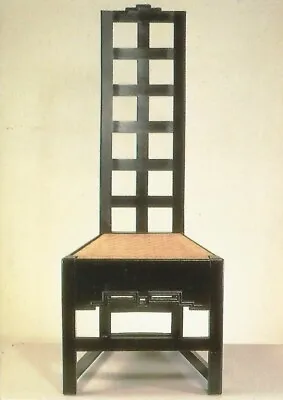 £4.72 • Buy Postcard Charles Rennie Mackintosh Chair For WJ Bassett-Lowke 1916-20 Modernist