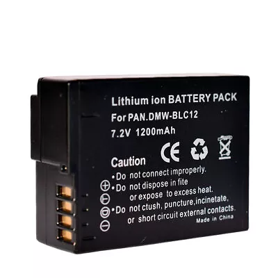 DMW-BLC12 Battery For Panasonic Lumix DMC-FZ2500 DMC-FZ2000 DMC-FZ1000 • £12.26