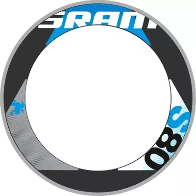 Sram S80 Rim Decal Set  For Two Wheels Light Blue • $44