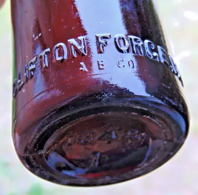 CLIFTON FORGE VA. Vintage AMBER COCA COLA Straight Side Bottle - SS COKE BOTTLE • $72